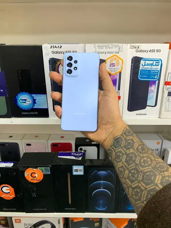 سامسونگ Galaxy A33 5G حافظه ۱۲۸ رام ۸ درحدنو|موبایل|قم, نیروگاه|دیوار