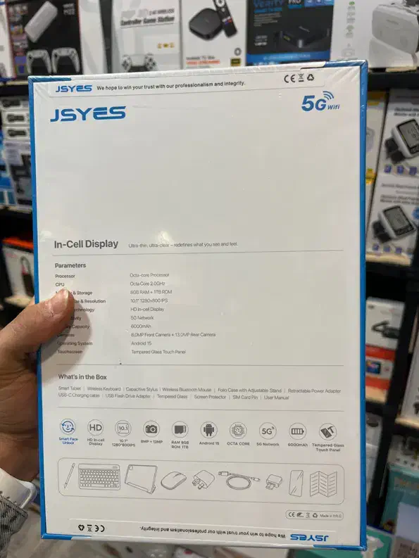 تبلت Jsyes ظرفیت ۱ترا گیگ رم ۸|تبلت|شیراز, جانبازان|دیوار