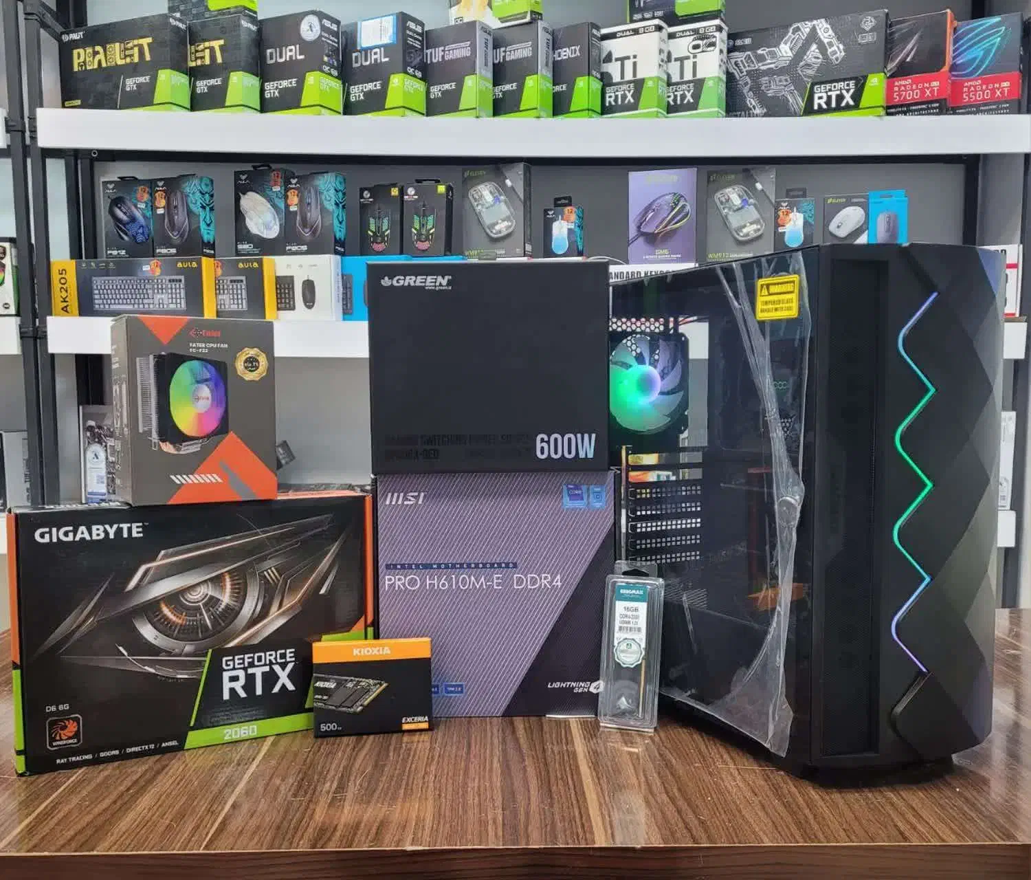 کیس گیمینگ CPUنسل12با گرافیک RTX 2060 6G|رایانه رومیزی|مشهد, عامل|دیوار