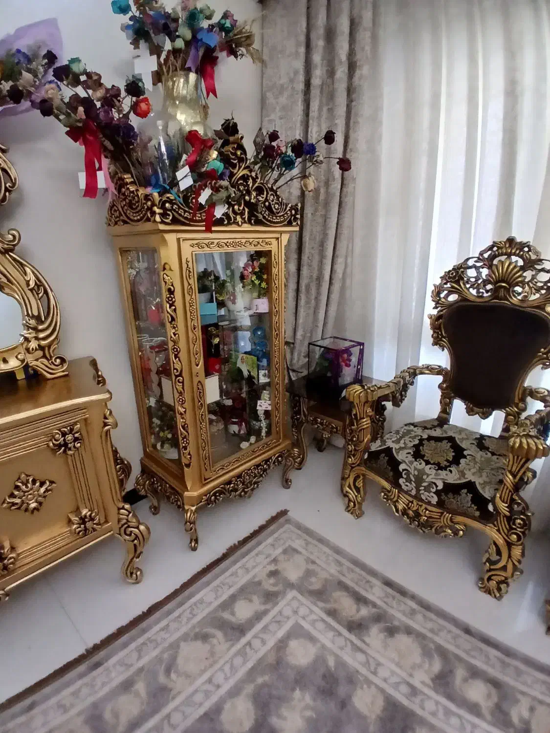 میز کنسول ساعت ایستاده بوفه|مبلمان خانگی و میز عسلی|همدان, |دیوار