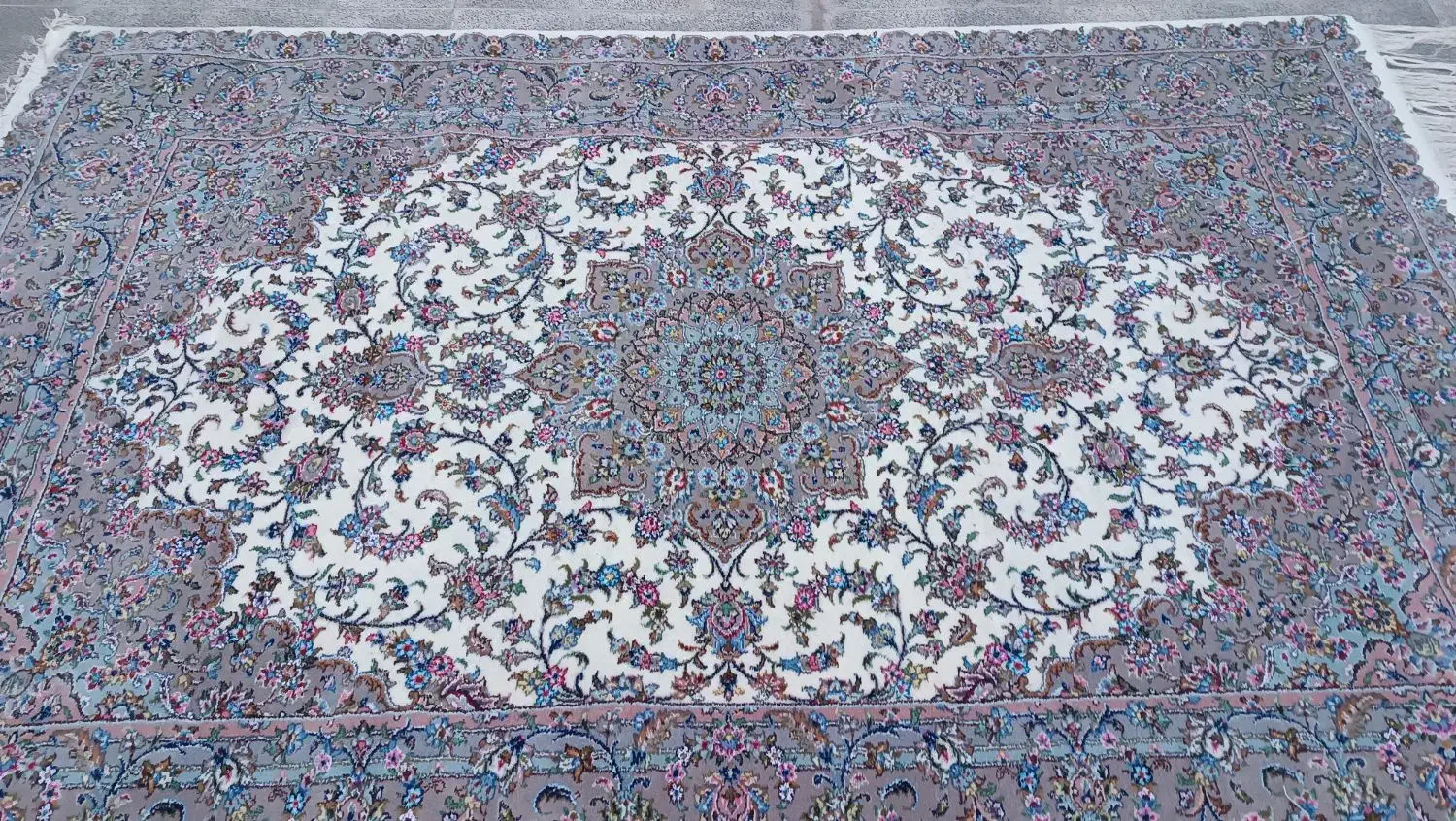 فرش دستباف|فرش|کاشان, طاهرآباد|دیوار