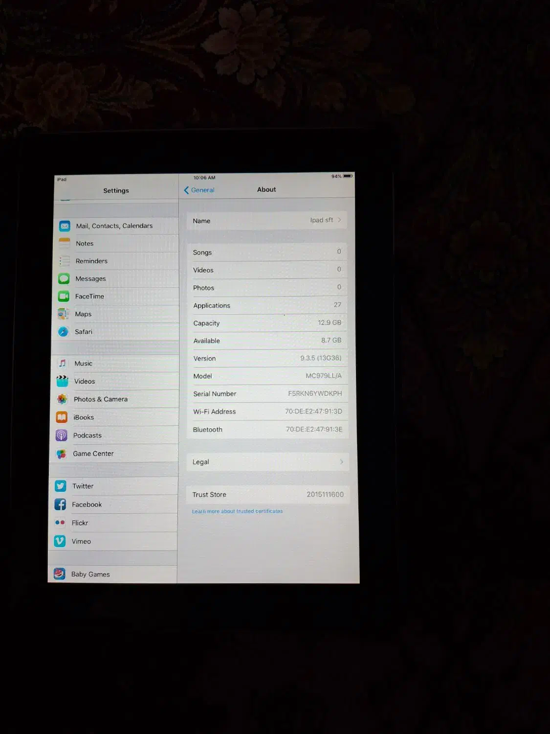 تبلت اپل در حد نو|تبلت|اصفهان, رسالت|دیوار