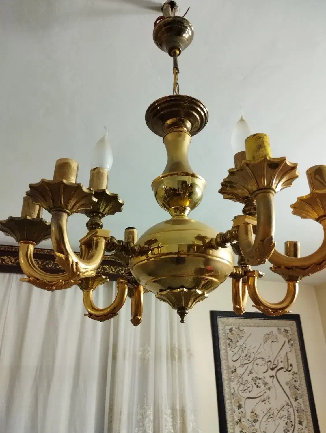 لوستر 12 شاخه|لوستر و چراغ آویز|محمدشهر, شهرک پیام (مهرالبرز)|دیوار