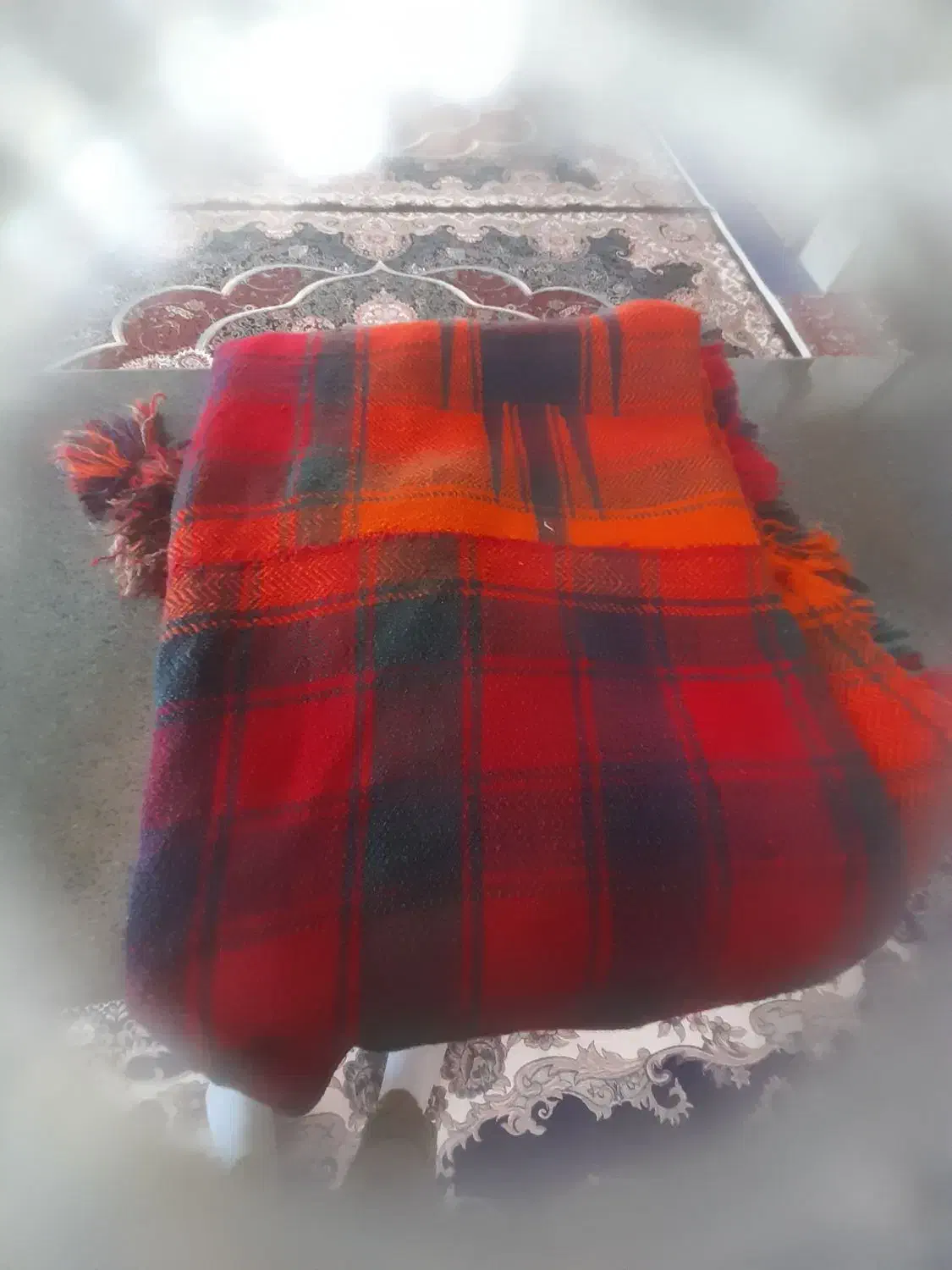 موج در رختخواب|گلیم، جاجیم، گبه|کرمانشاه, |دیوار