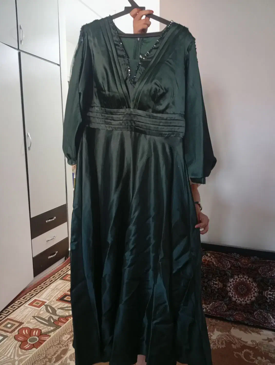 پیراهن ساتن بسیار شیک|لباس|اسدآباد, |دیوار