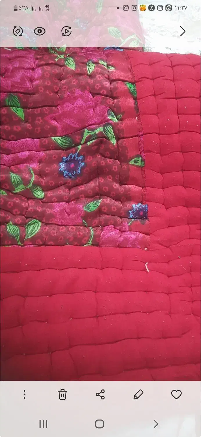 لحاف پنبه ایی سالم|رختخواب، بالش، پتو|رفسنجان, |دیوار