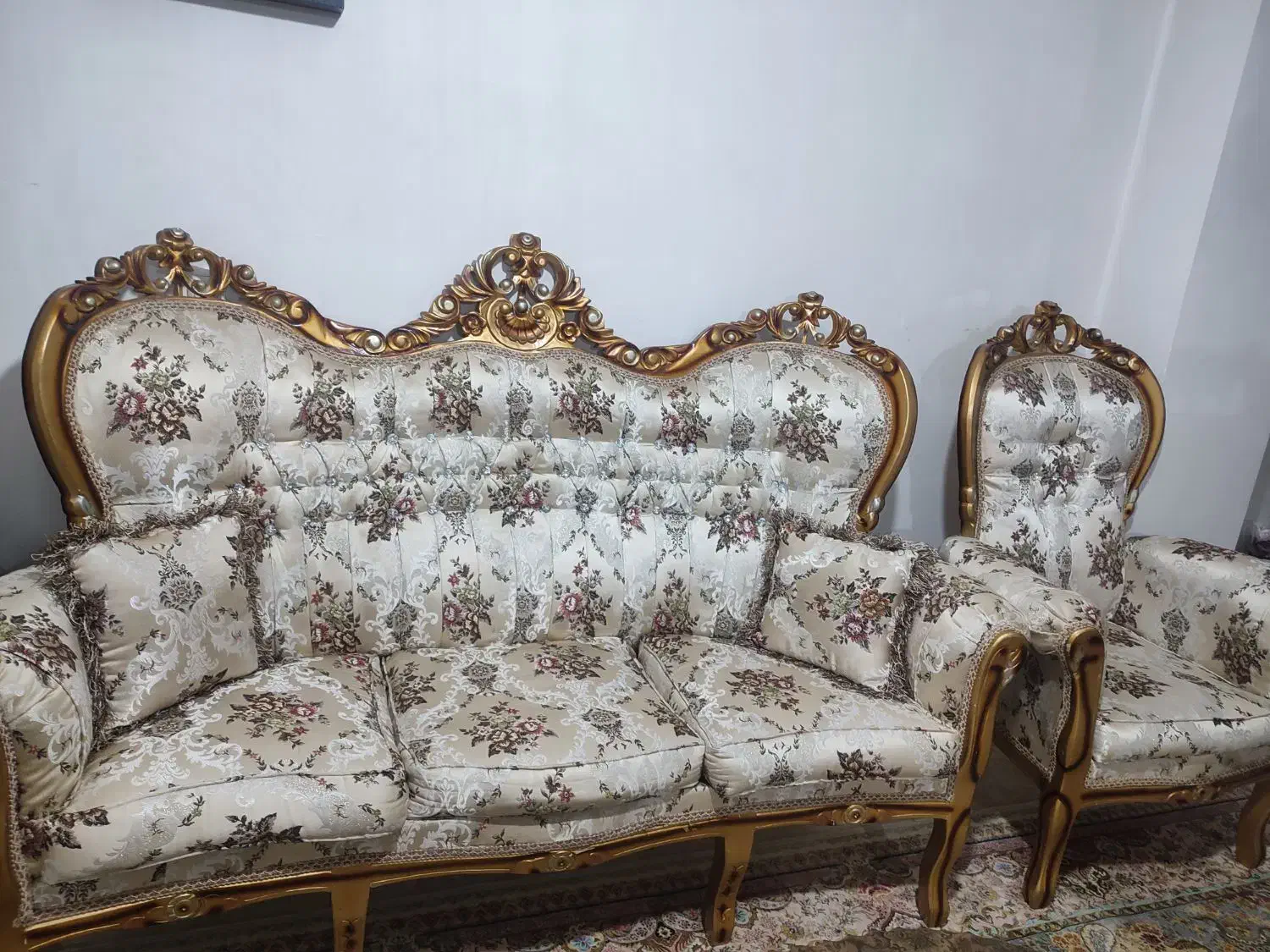 مبل سلطنتی|مبلمان خانگی و میز عسلی|اردبیل, |دیوار