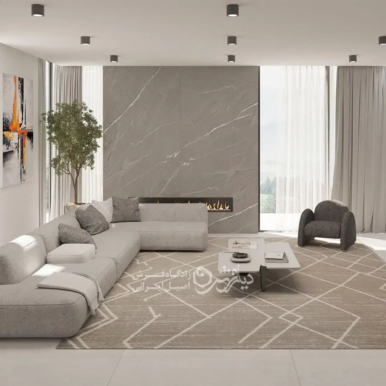 فرش قسطی|فرش|یاسوج, |دیوار