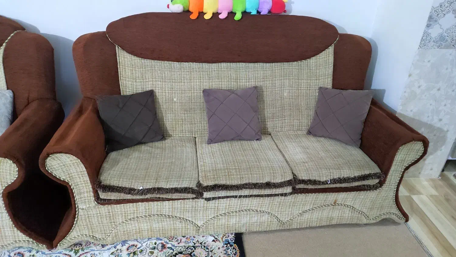 فروش مبل ست 7نفره سالم .کارکرد|مبلمان خانگی و میز عسلی|مینودشت, |دیوار