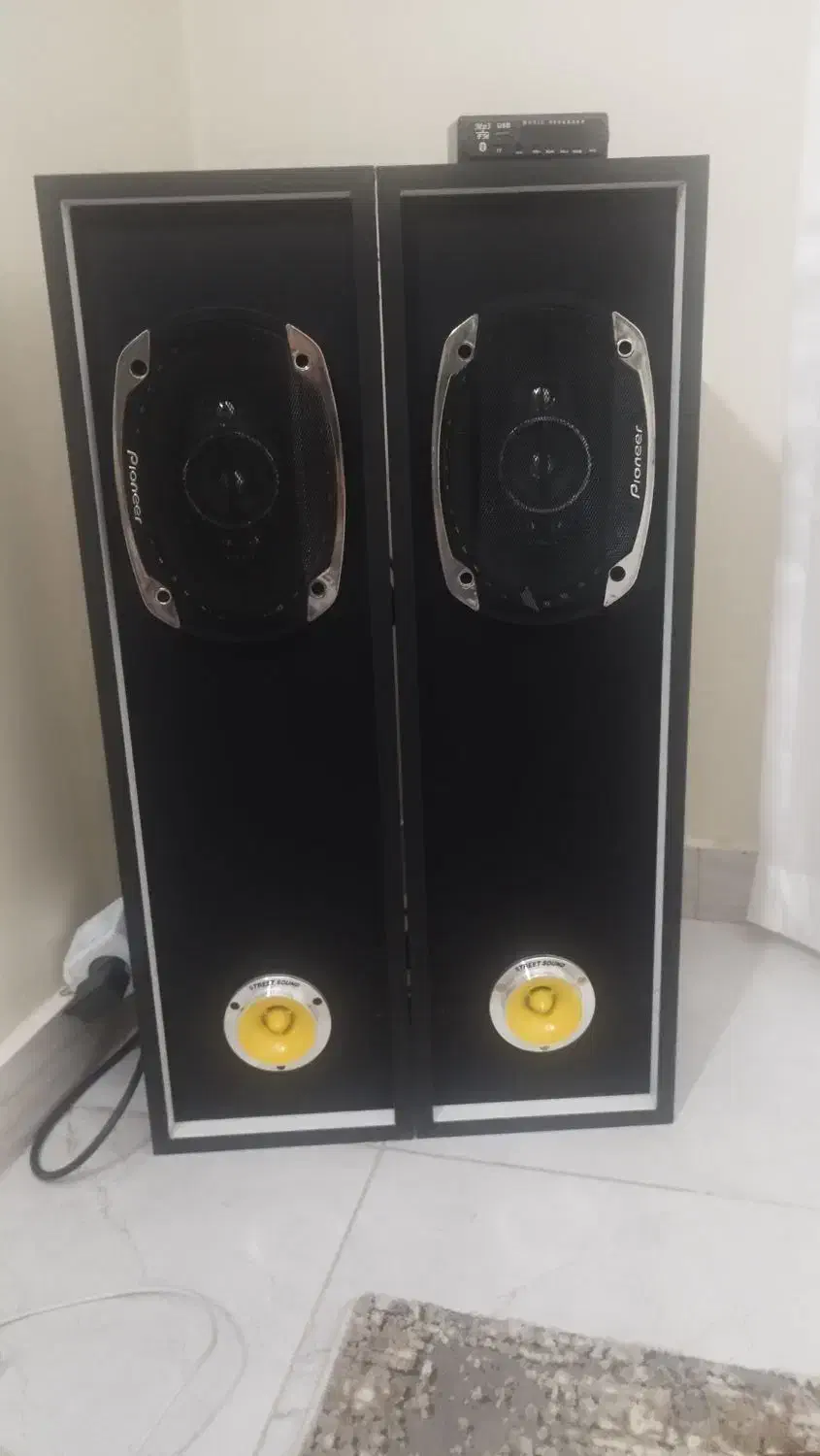 فروش فوری ۲عدد اسپیکر قدی تکی و جت فن|سیستم صوتی خانگی|تهران, شهرک غزالی|دیوار