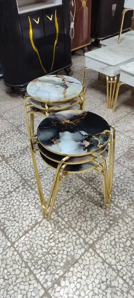 میز عسلی صفحه روی شیشه ای|مبلمان خانگی و میز عسلی|چهاردانگه (تهران), |دیوار