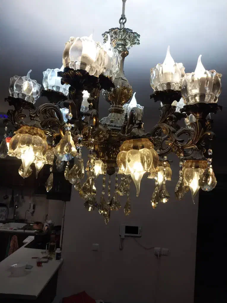 لوستر|لوستر و چراغ آویز|رشت, کوی مهر|دیوار