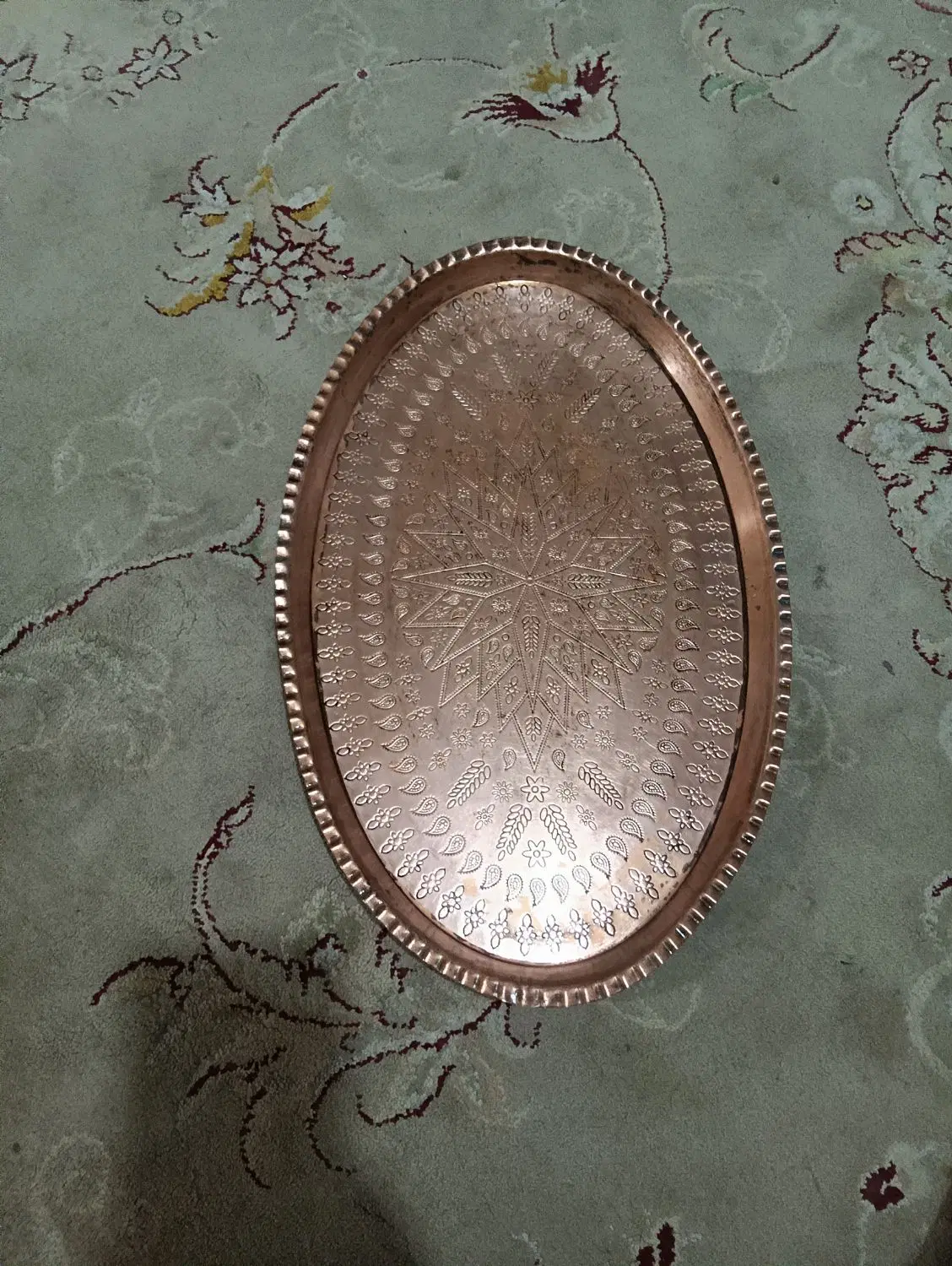 سینی مسی|صنایع دستی و سایر لوازم تزئینی|گرگان, |دیوار