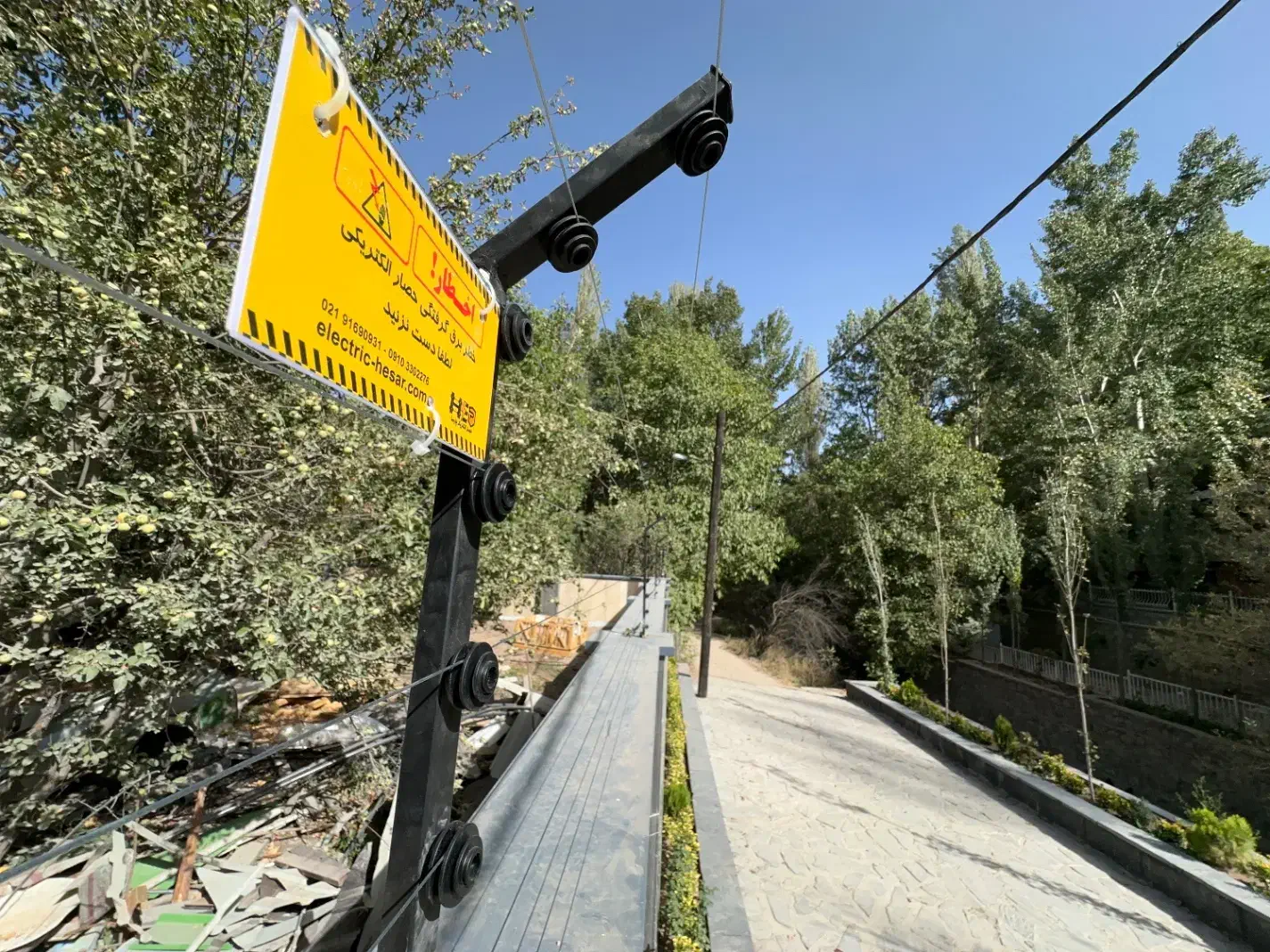 اجرای فنس الکتریکی در ویلا، باغ و کارخانجات|مصالح و تجهیزات ساختمان|تهران, عباس‌آباد|دیوار