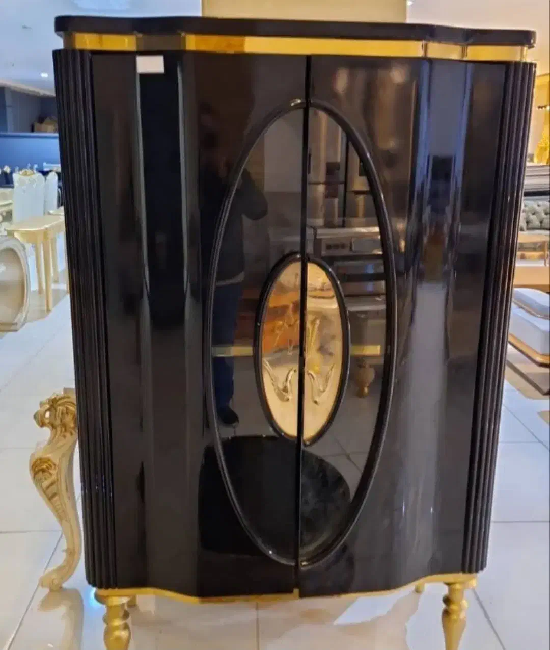 ویترین خاص ترکیه ای با چوب راش نو|بوفه، ویترین، کنسول|شهرضا, |دیوار