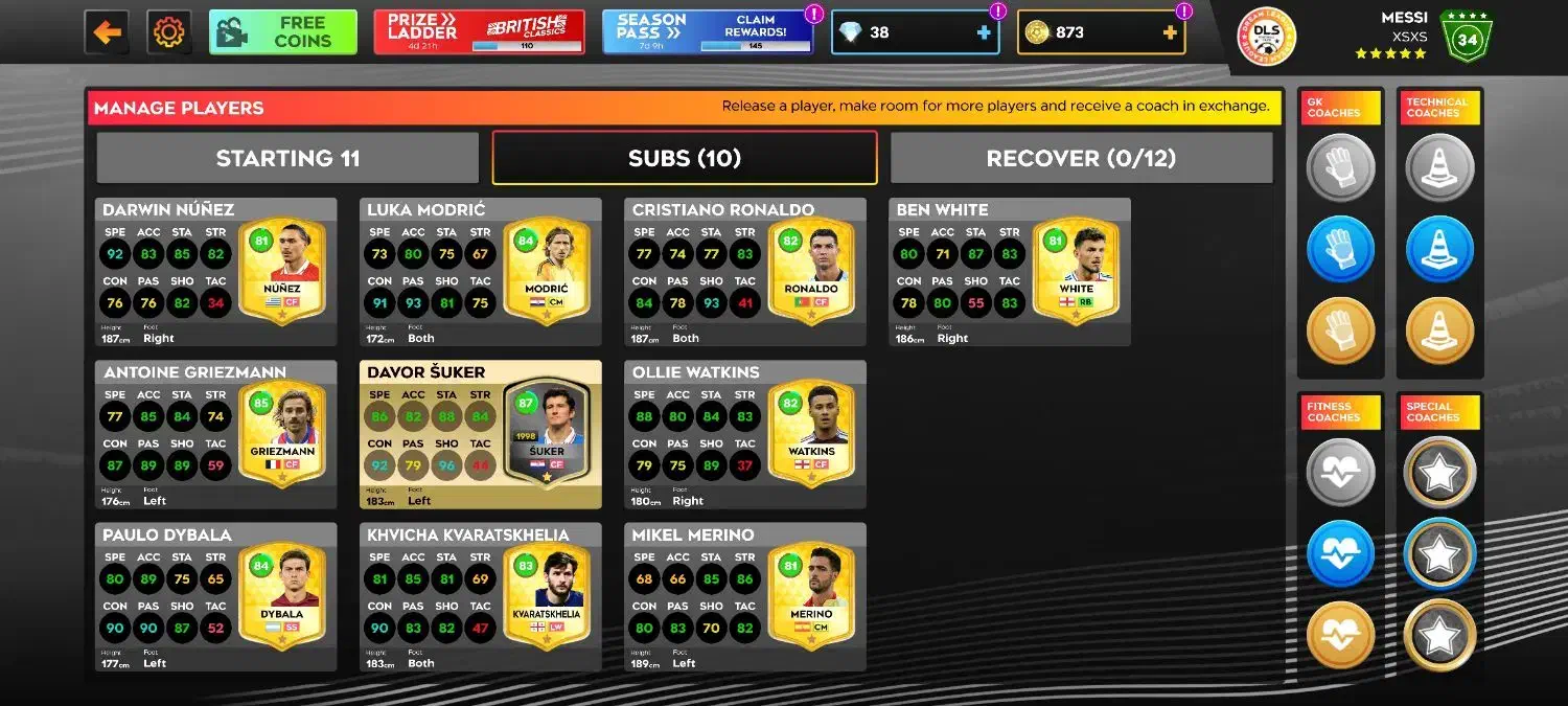 اکانت دریم لیگ|کنسول، بازی ویدئویی و آنلاین|تهران, پردیسان|دیوار