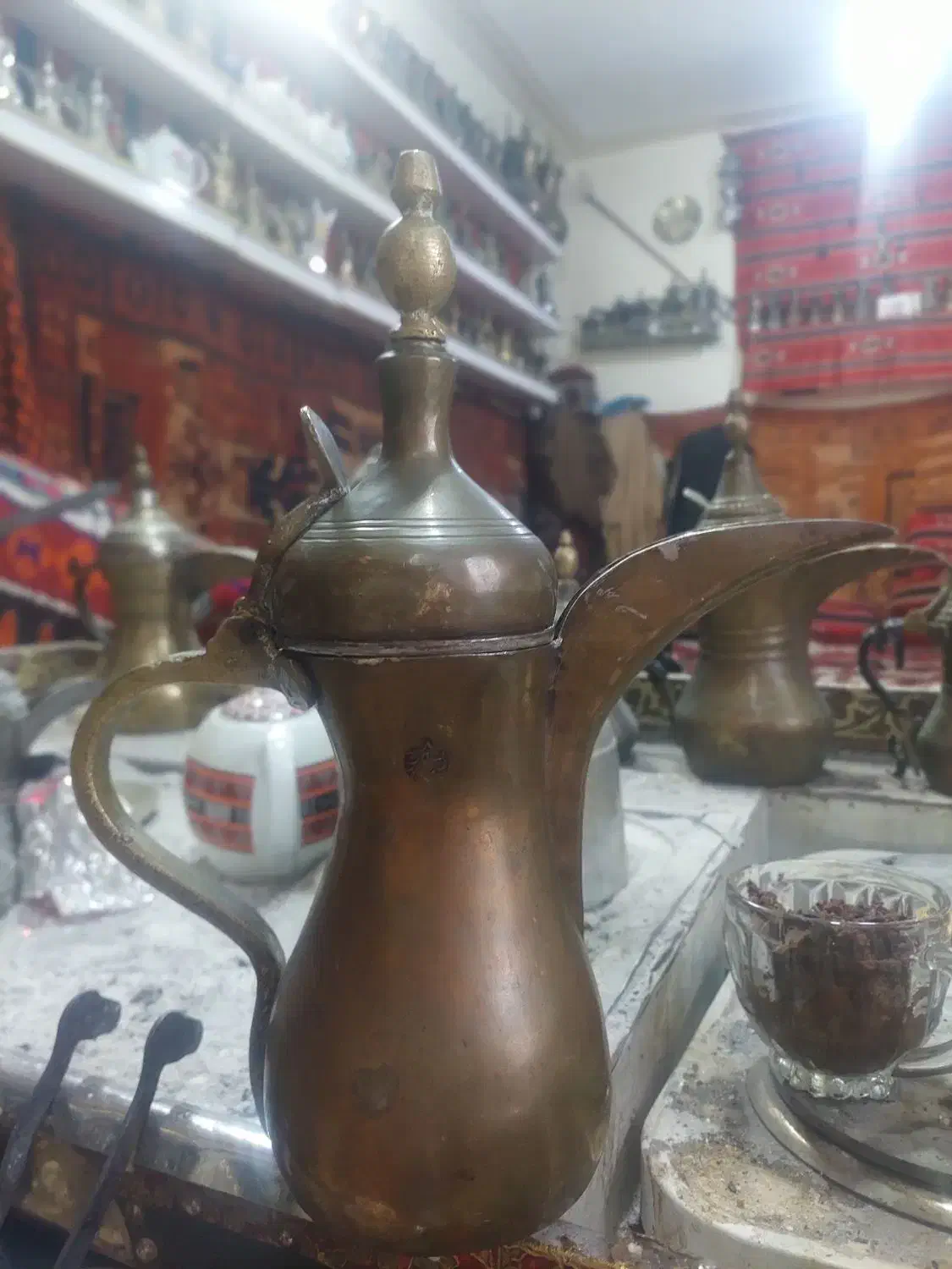 دله قدیمی تراثی انتیک|قوری، کتری، قهوه‌ساز دستی|اهواز, کوی علوی|دیوار