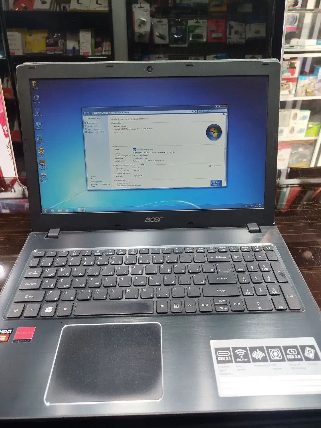 لپتاپ acer e5 553g|رایانه همراه|کرج, شاهینویلا|دیوار