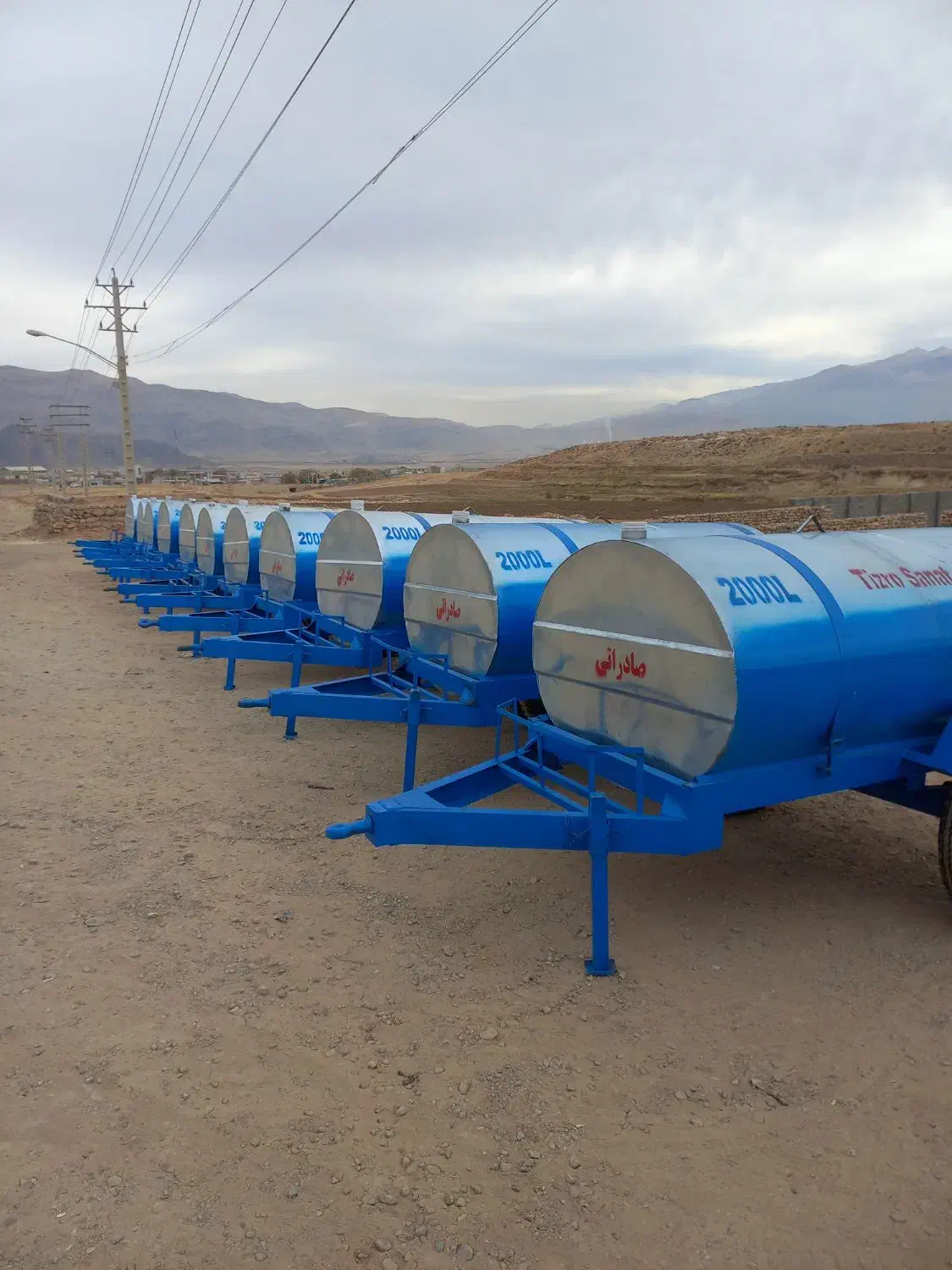 تانکر اب ۲۰۰۰ گالوارنیزه|مصالح و تجهیزات ساختمان|یاسوج, |دیوار