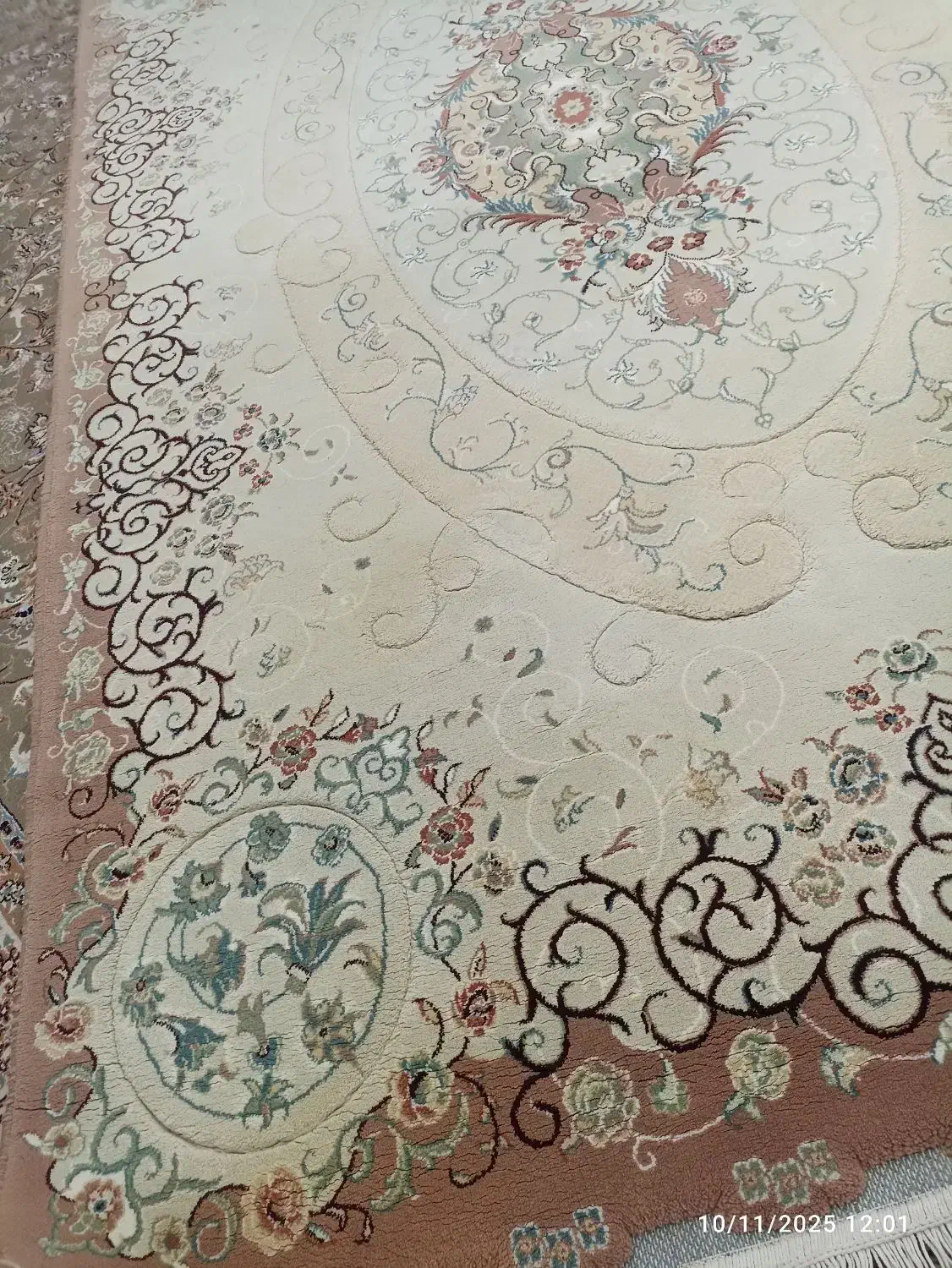 قالی چهار متری. تمیز شسته طرح گردون|فرش|شوشتر, |دیوار