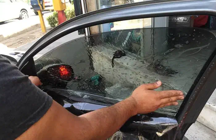 شیشه دودی ضد خش آمریکایی فقط ۶۰۰|خدمات موتور و ماشین|مشهد, گاز|دیوار