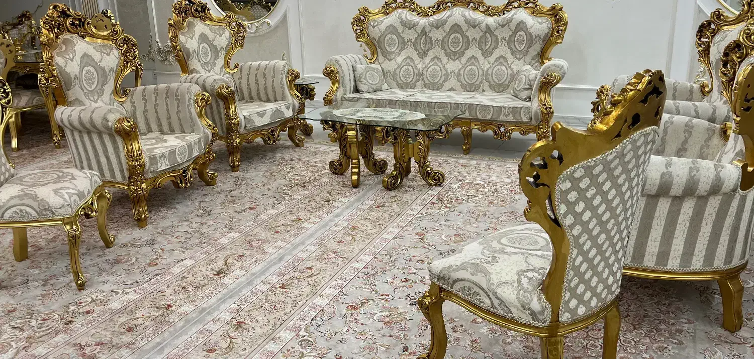 مبل سلطنتی و میز نهار خوری|مبلمان خانگی و میز عسلی|کرمانشاه, |دیوار