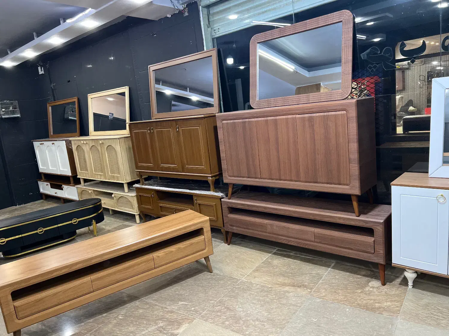 کنسول آینه ست ۱۰۶۰ شیک|بوفه، ویترین، کنسول|کرج, پیشاهنگی|دیوار