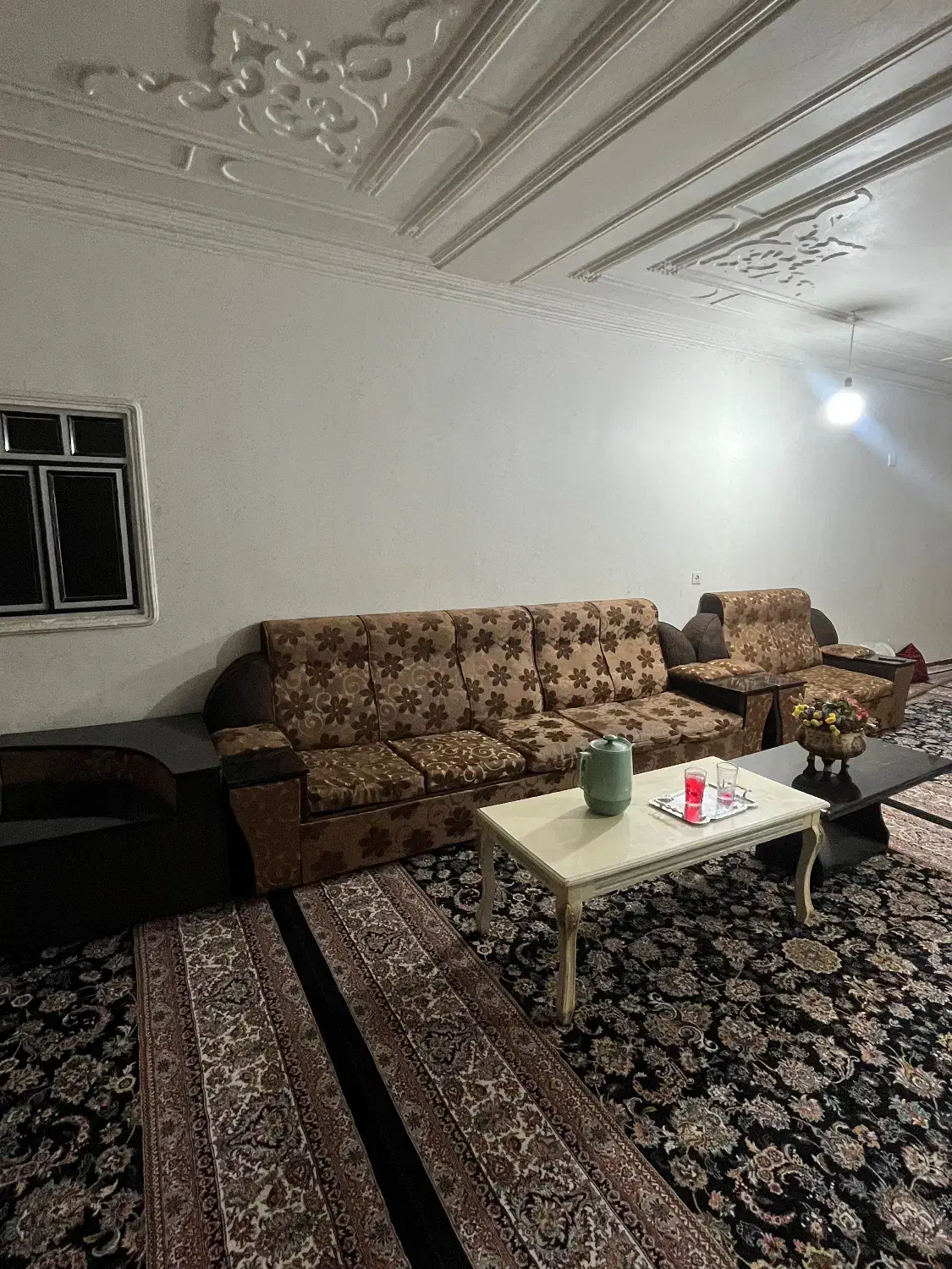 مبل۷نفره راحتی چوبی|مبلمان خانگی و میز عسلی|دهدشت, |دیوار