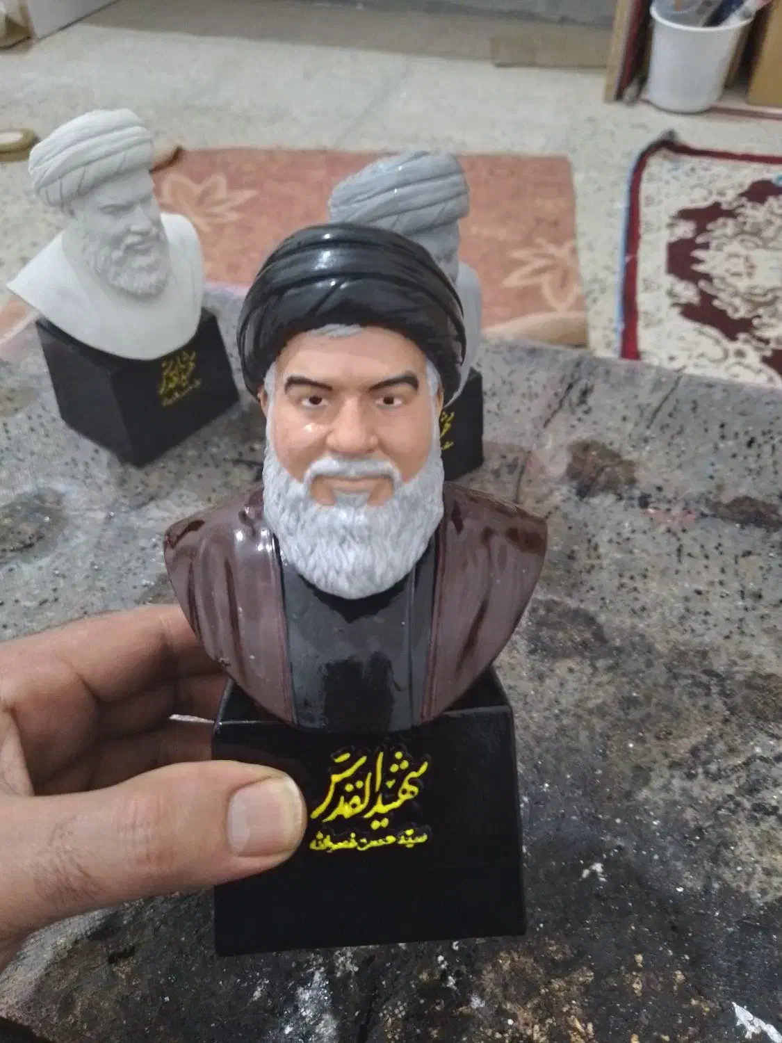 سردیس های شهید سید حسن نصرالله|مجسمه، تندیس، ماکت|رزن, |دیوار