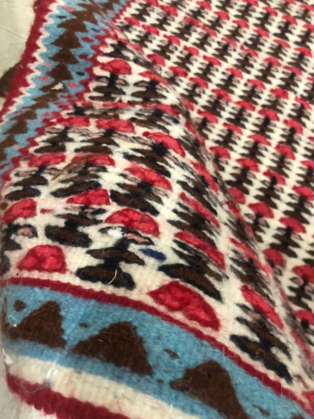 فرش گلیم نقشه بیجار|گلیم، جاجیم، گبه|بابلسر, |دیوار