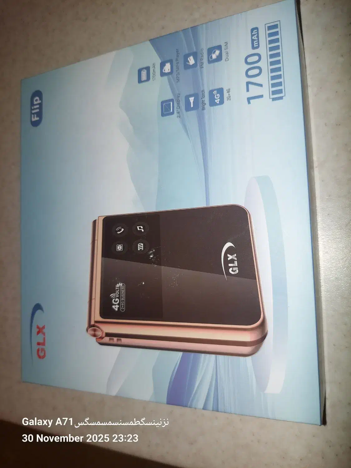 گوشی  جی ال ایکس GLX مدل فیلیپ flip|موبایل|تهران, کرمان|دیوار