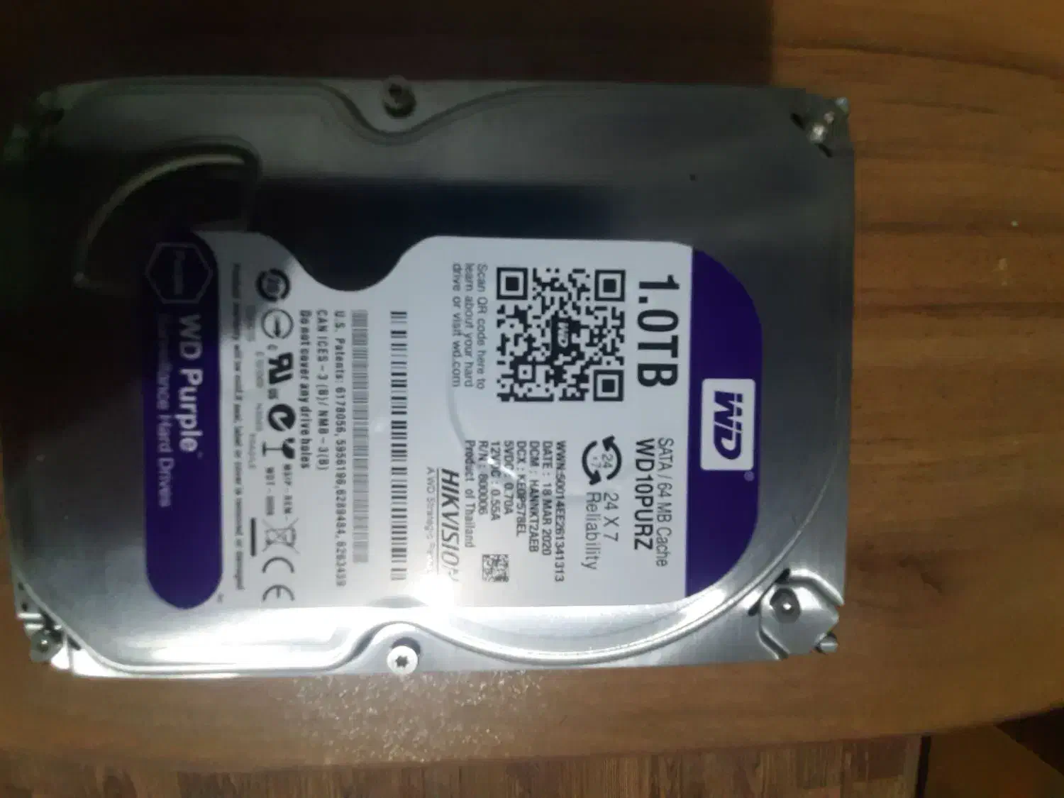 هارد 1TB WD مناسب دوربین مداربسته و کامپیوتر.|قطعات و لوازم جانبی رایانه|شیراز, شهرک ولیعصر|دیوار