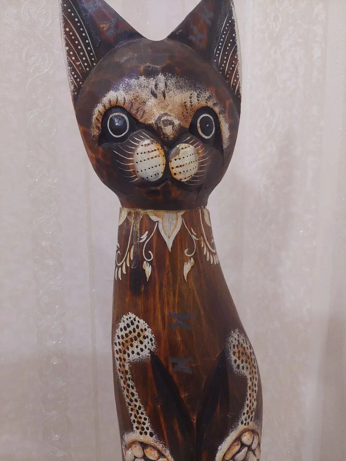 مجسه چوبی گربه|صنایع دستی و سایر لوازم تزئینی|شیراز, درکی|دیوار