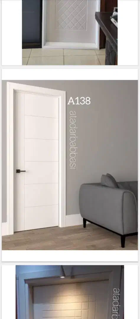 درب اتاق با انواع  روکش هایpvcوملامینه|مصالح و تجهیزات ساختمان|رشت, سلیمانداراب|دیوار