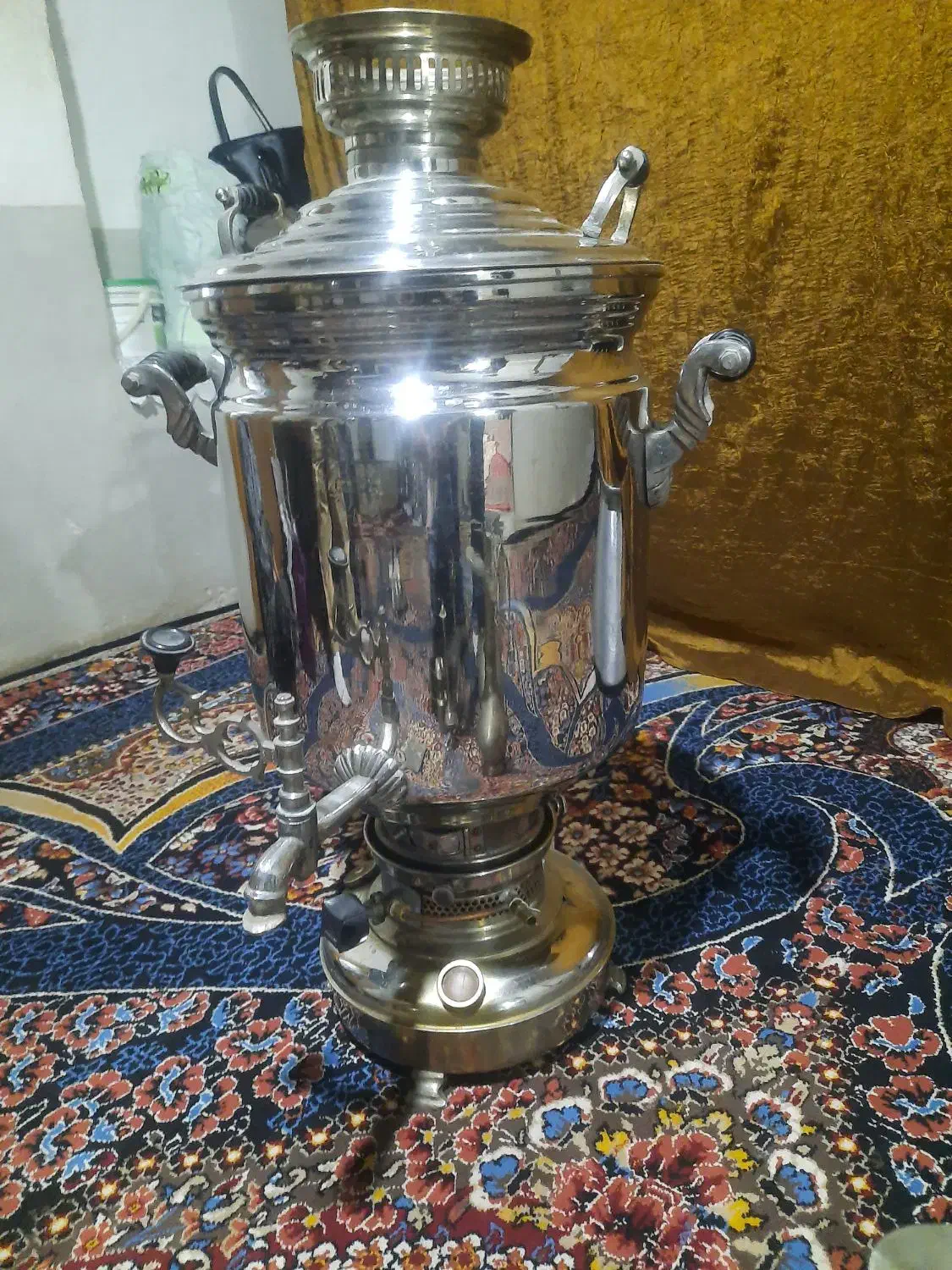 سماور بزرگ مجلسی گازی|سماور، چای‌ساز، قهوه‌ساز|بروجرد, |دیوار