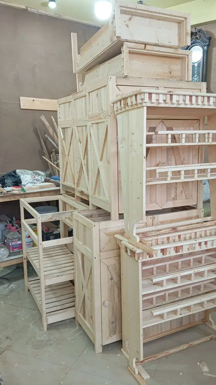 کافی بار و کنسول تمام چوب|بوفه، ویترین، کنسول|رشت, گلباغ نماز|دیوار