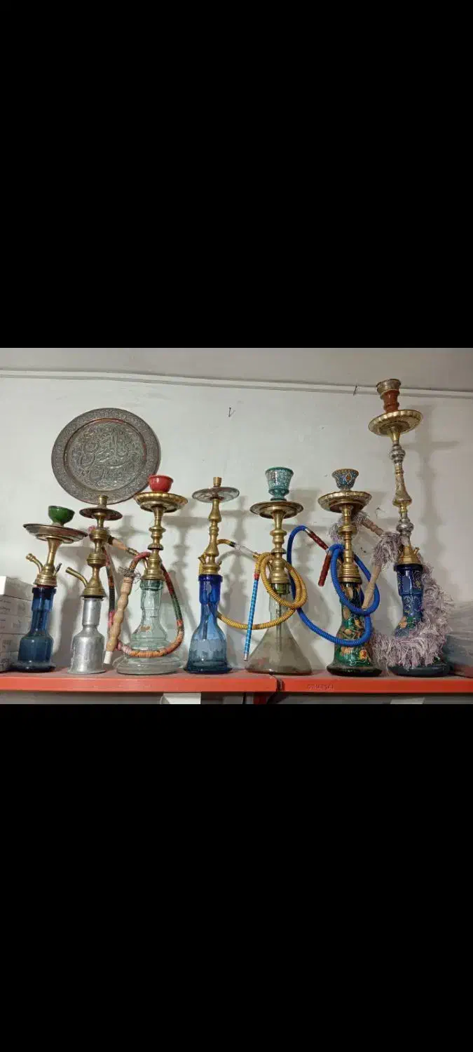 کلکسیونی قاجاری قدیمی/قابلمه مسی‌/آفتابه لگن روسی|کلکسیون اشیاء عتیقه|ملایر, |دیوار