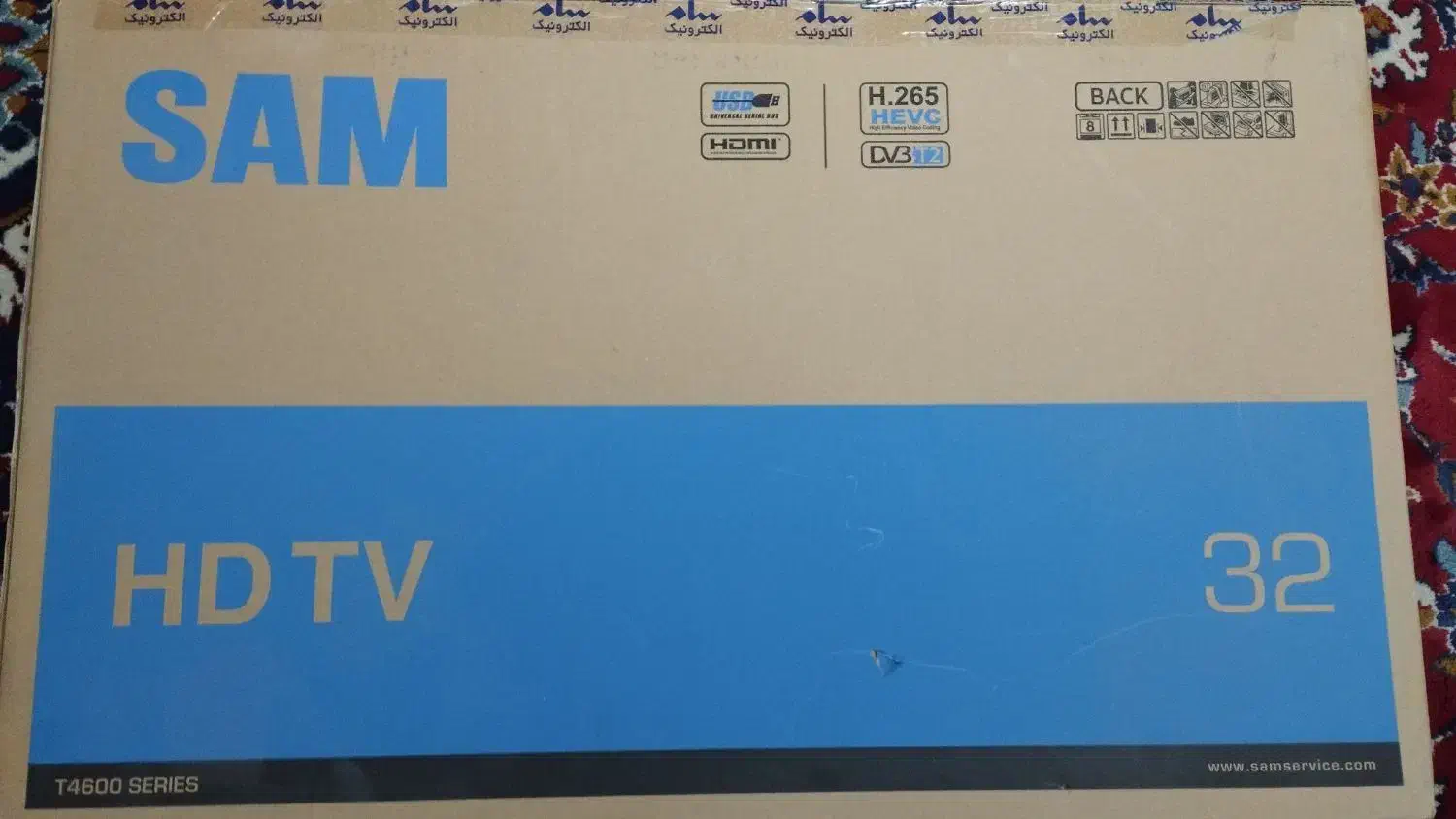 تلویزیون سام آکبند|تلویزیون و پروژکتور|قائن, |دیوار