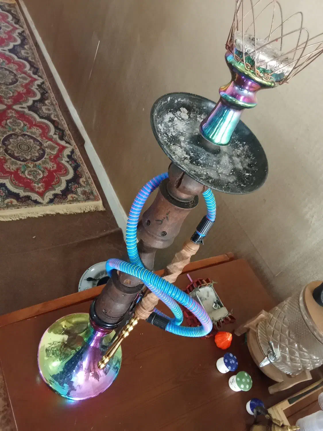 قلیون سایز بزرگ چوب گردو|کلکسیون و سرگرمی|اهواز, پردیس|دیوار