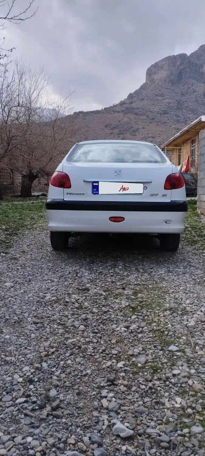 206sdv8|خودرو سواری و وانت|کرمانشاه, |دیوار