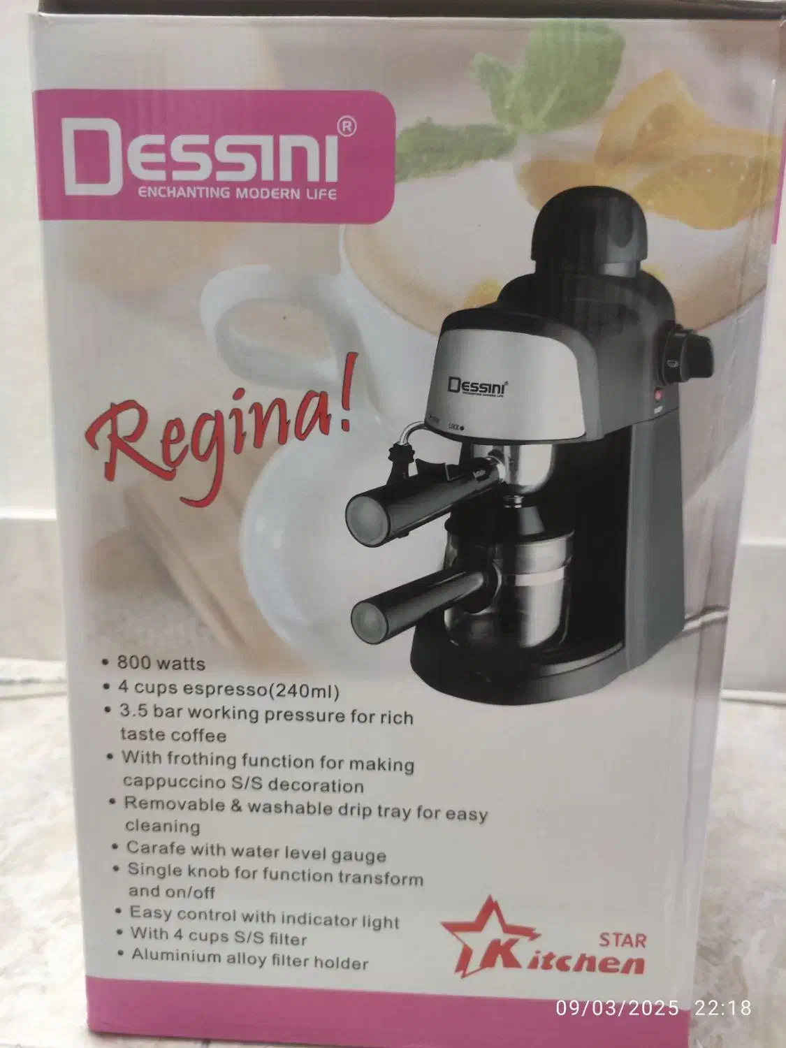 قهوه ساز dessini مدل 333|سماور، چای‌ساز، قهوه‌ساز|نیشابور, باغرود|دیوار