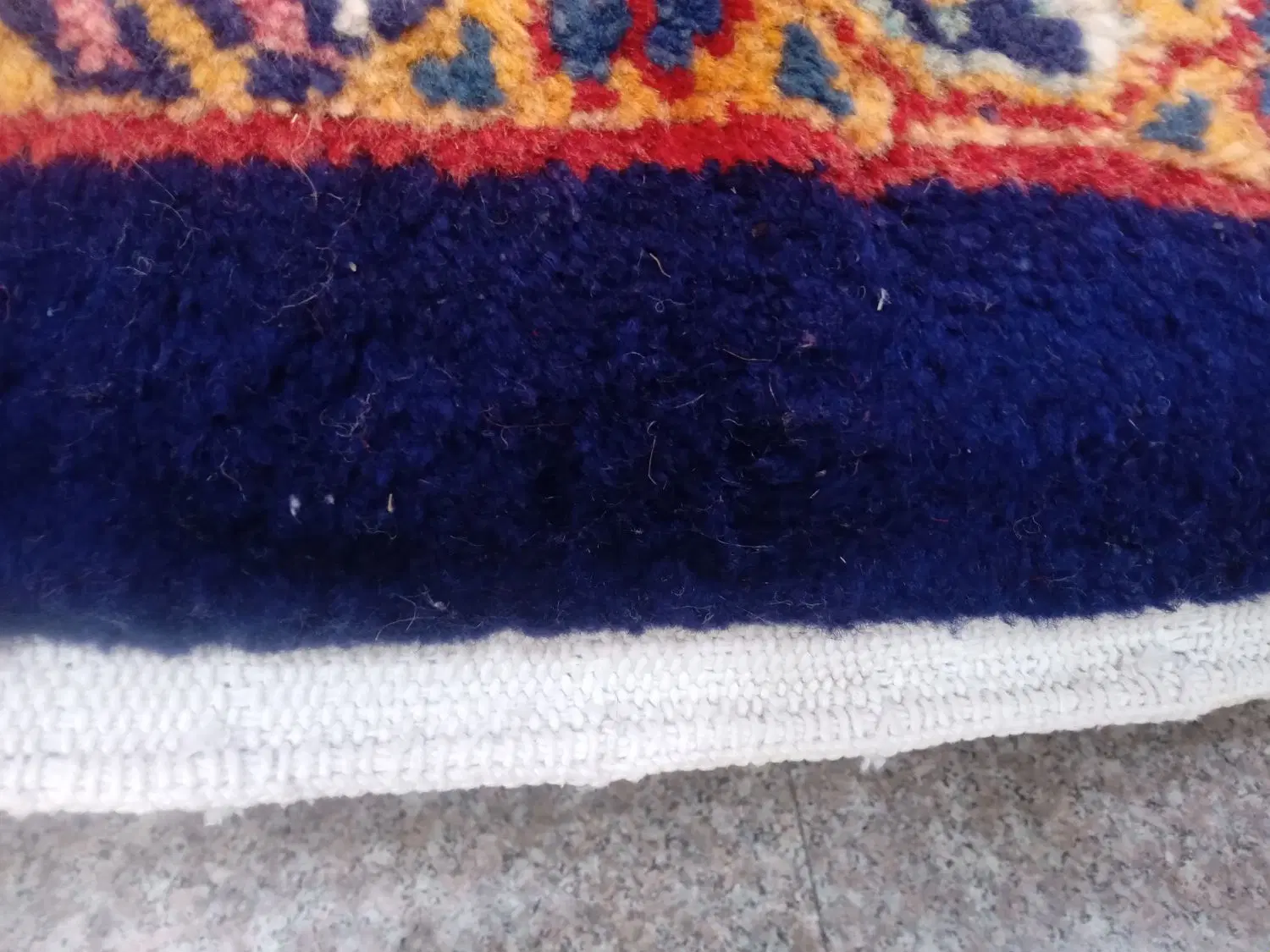 یک تخته فرش ۱۳ متری ساروق دستباف سرمه ای|فرش|تهران, سیروس|دیوار