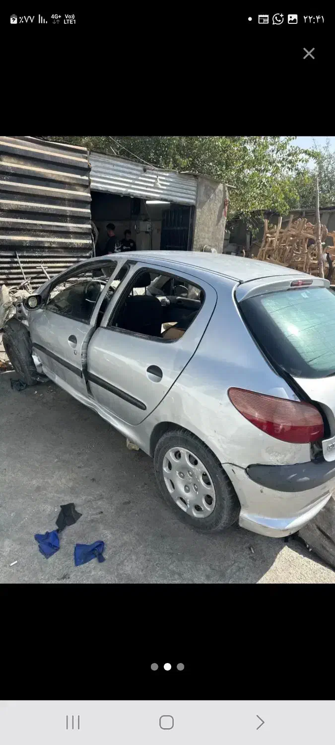 ۲۰۶ تیپ ۲ مدل ۸۶ تصادفی|خودرو سواری و وانت|کرج, احدآباد|دیوار