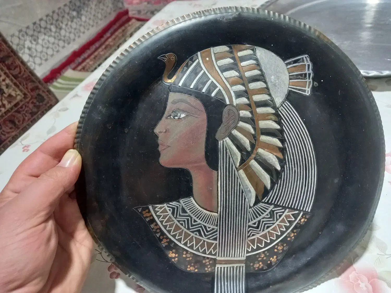 دیوارکوب مسی و نقره|تابلو، نقاشی، عکس|ملایر, |دیوار