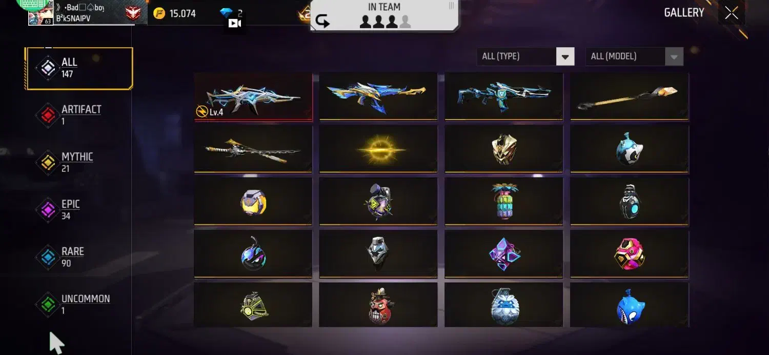 اکانت فری فایر|کنسول، بازی ویدئویی و آنلاین|تهران, یاخجی آباد|دیوار