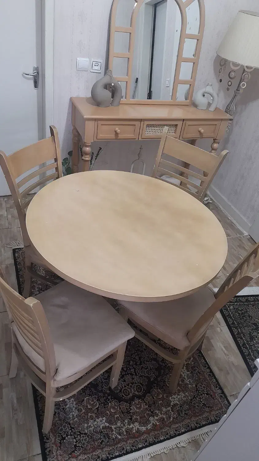 میز نهار خوری ۴ نفره|میز و صندلی غذاخوری|تهران, والفجر (افسریه)|دیوار