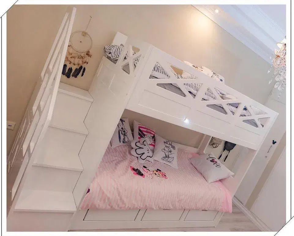 تخت خواب دو طبقه کودک|تخت و سرویس خواب|تبریز, |دیوار