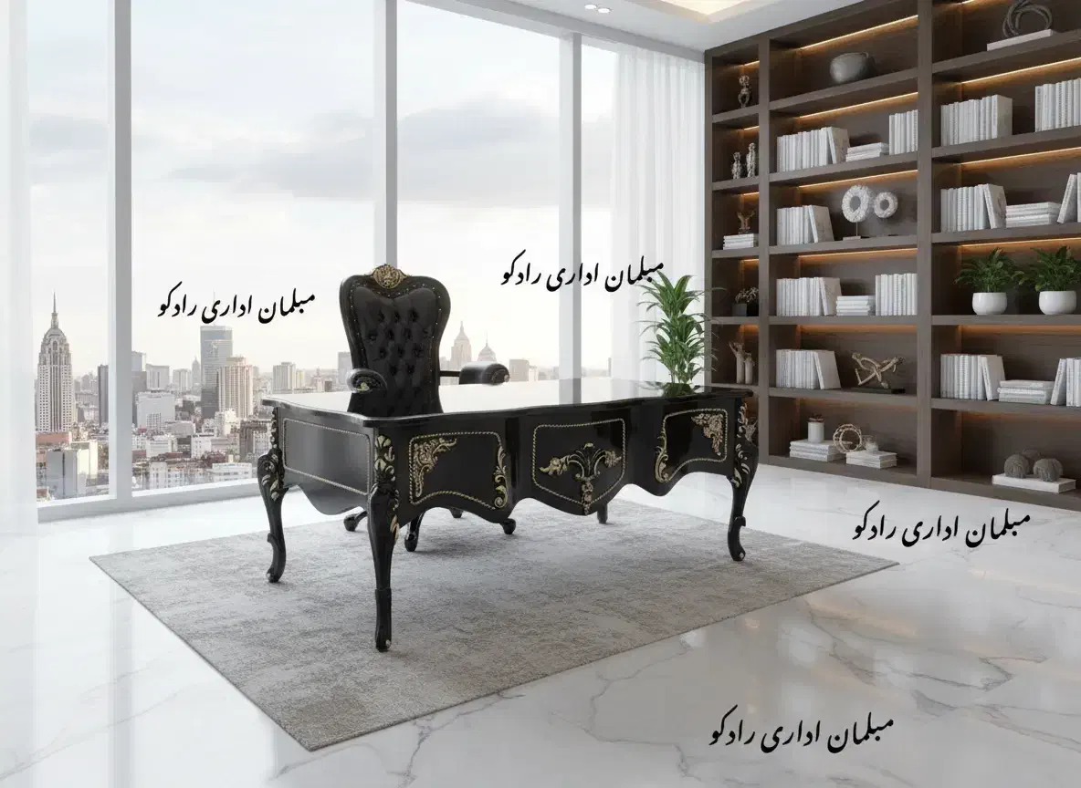 مبلمان اداری،میز مدیریت مدرن و باوقار کد685|دفتر کار|چهاردانگه (تهران), |دیوار