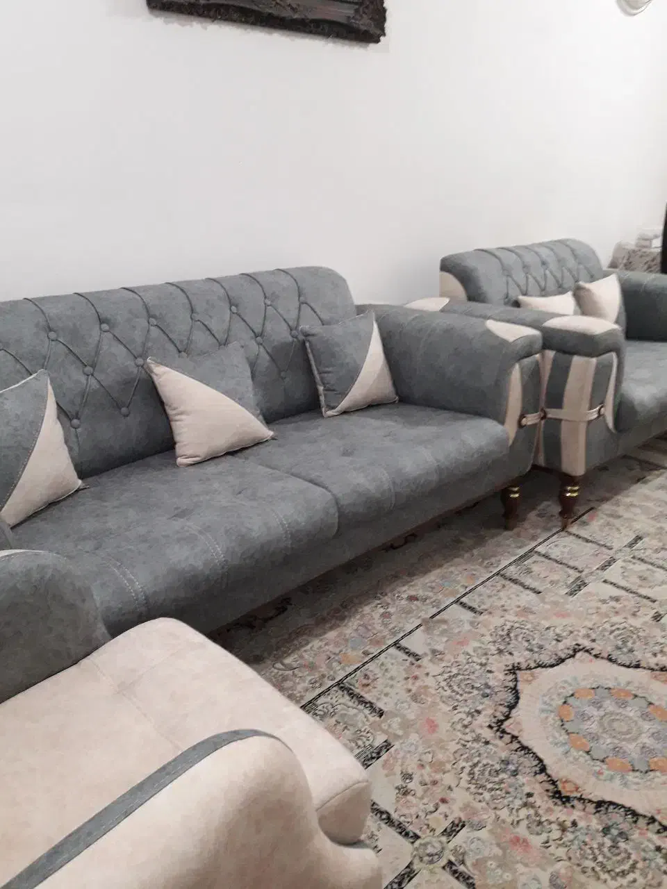 مبل (درحدنو)۷ نفره|مبلمان خانگی و میز عسلی|رشت, استقامت ۲|دیوار