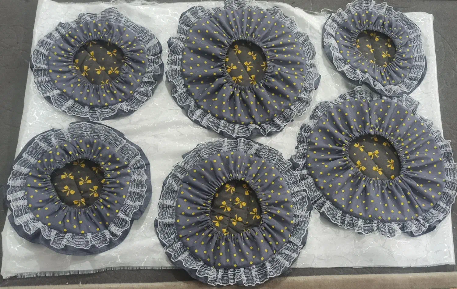 دمکنی باتزیین تور|سفره، حوله، دستمال آشپزخانه|قم, علی آباد سعدگان|دیوار